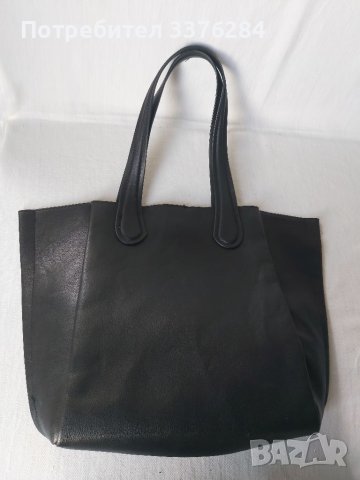 Оригинална елегантна кожена чанта ZARA, снимка 5 - Чанти - 40835799