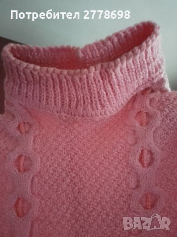ДЕТСКА ПЛЕТЕНА БЛУЗА ЗА МОМИЧЕ, снимка 2 - Детски Блузи и туники - 42790948