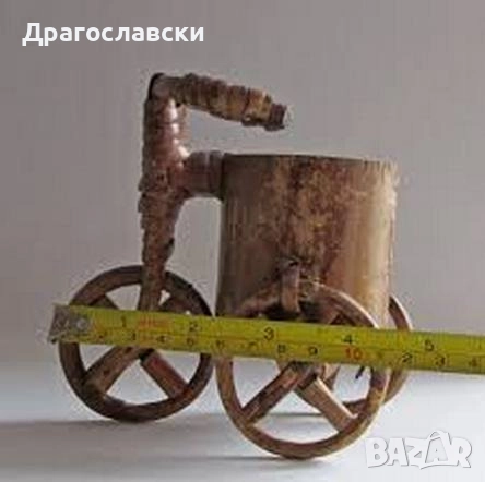 стара дървена стойка   - закачалка с куче, пано, поставка, бухалка, триколка, триколки, снимка 13 - Пана - 29185654