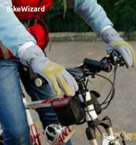 HEWOLF Дамски ръкавици противоплъзгащи се водоустойчиви топли поларени ръкавици НОВИ, снимка 4 - Спортна екипировка - 37138663