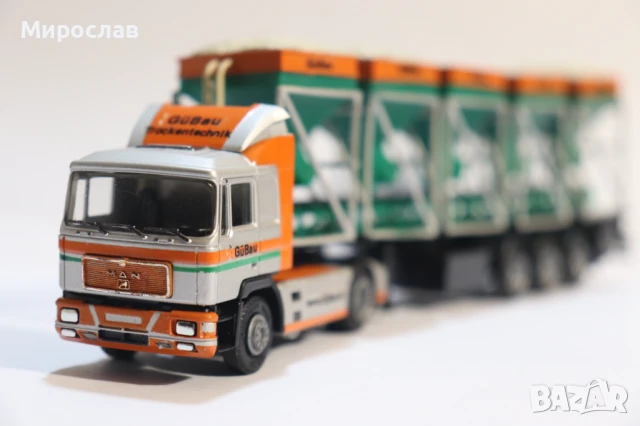 HERPA 1:87 H0 MAN ТИР КАМИОН ИГРАЧКА КОЛИЧКА МОДЕЛ, снимка 5 - Колекции - 50767219