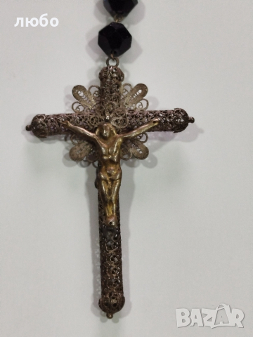 КРЪСТ ФИЛИГРАН 18-19 Век, снимка 8 - Антикварни и старинни предмети - 52184241