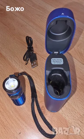 Нов LED фенер Olight Baton 3 Premium Edition (до 1200 лумена) - син, снимка 3 - Къмпинг осветление - 56153125