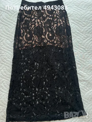 Tezenis дантелена дълга пола, снимка 2 - Поли - 55988914