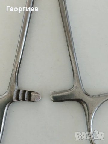 Големи професионални ножици,3 бр Български,1 бр.Корейска.Медицински хирургични заключващи ножици., снимка 6 - Други инструменти - 49421779