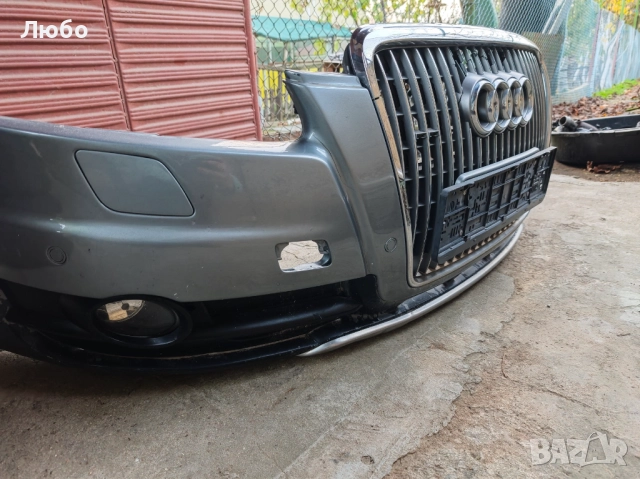 Предна броня оборудвана с маска за Ауди А6 ц6 4ф оуроуд Audi A6 c6 4f allroad, снимка 5 - Части - 52458482