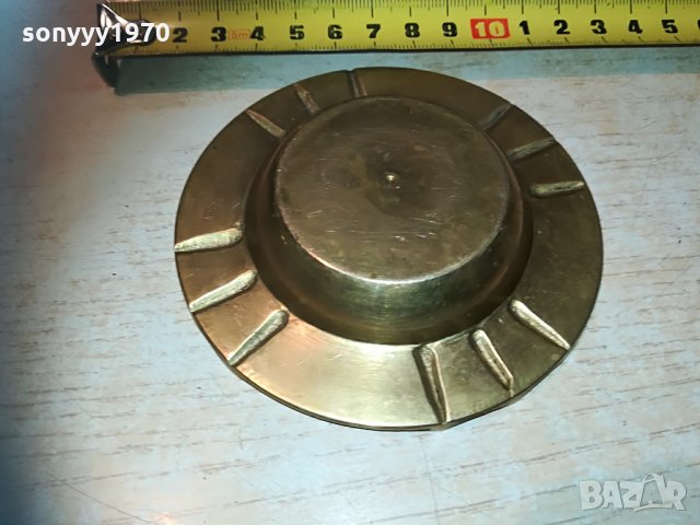 пепелник-мед месинг-внос франция, снимка 6 - Колекции - 30119626