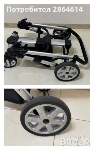 Детска количка + кошче + столче Foppapedretti Tres 3 в 1, снимка 5 - Детски колички - 39315809