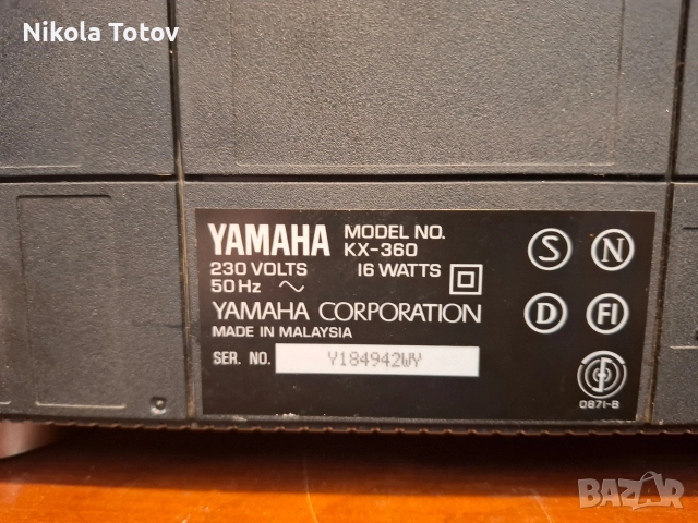 Продава се двуглав дек Yamaha KX-360. , снимка 6 - Декове - 52683132