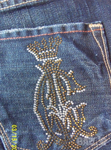 Christian Audigier оригинални дамски дънки, снимка 8 - Дънки - 54343110
