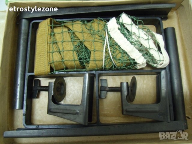 № 5616 стар руски комплект - мрежа със стойки за тенис на маса   - соц. период / СССР / , снимка 2 - Тенис - 34175545