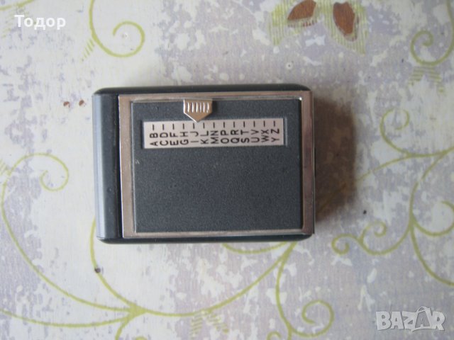 Бакелитова кутийка визитник с азбука , снимка 6 - Колекции - 33937314