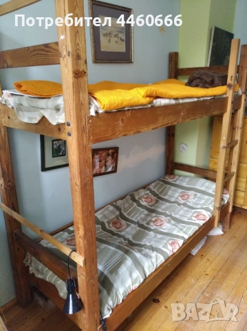 двуетажно детско легло