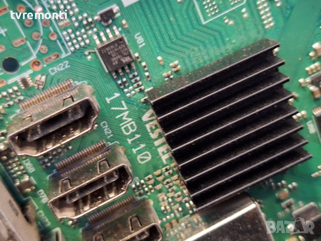 Основна платка -,17MB110  JVC LT-40VF43B​ for 40inc DISPLAY VES400UNDS-2D-N12, снимка 2 - Части и Платки - 44368821