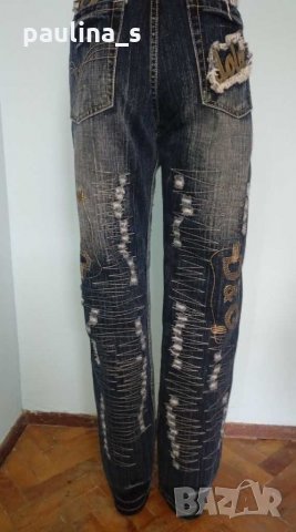 Дизайнерски дънки  "Dolce & Gabbana" - оригинал Уникални!, снимка 16 - Дънки - 29545403