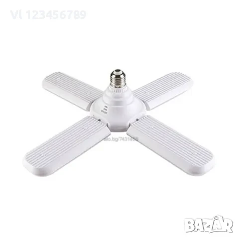 LED Сгъваема лампа- крушка цокъл Е27, 60W/45 W, снимка 3 - Други - 50798467