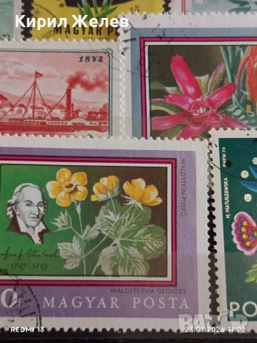 Стари пощенски марки от цял свят смесени КОРАБИ, ЦВЕТЯ за КОЛЕКЦИЯ 51943, снимка 8 - Филателия - 53197971