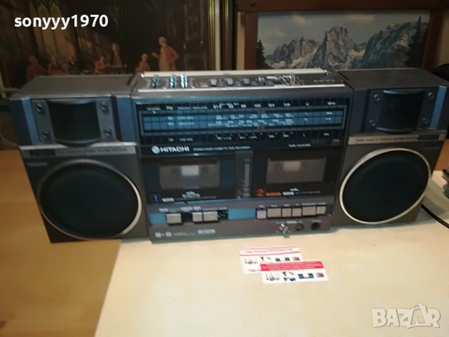 HITACHI TRK-W55E 2509221139, снимка 3 - Радиокасетофони, транзистори - 38110097