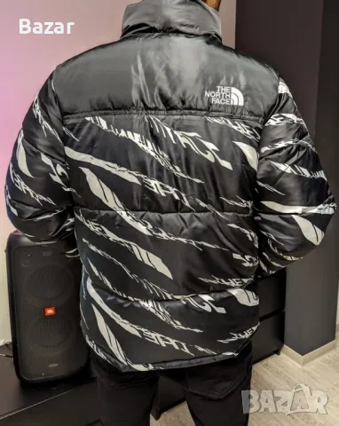 The North Face Zebra Black Оригинално Ново Яке с Гъши Пух Размер L - M Перфектно Топ , снимка 3 - Якета - 48202584