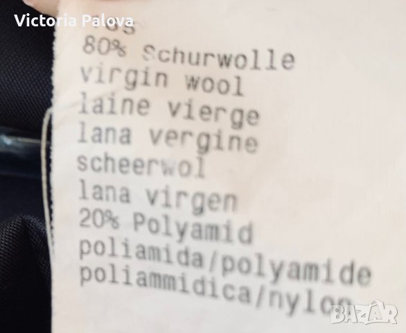 Прекрасно черно палто,80% вълна, снимка 7 - Палта, манта - 38455226