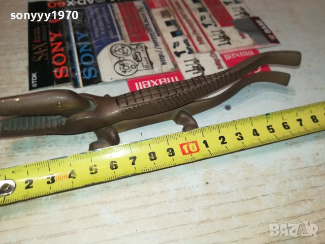 КРОКОДИЛ-МЕД МЕСИНГ 2106251927, снимка 9 - Антикварни и старинни предмети - 50749514