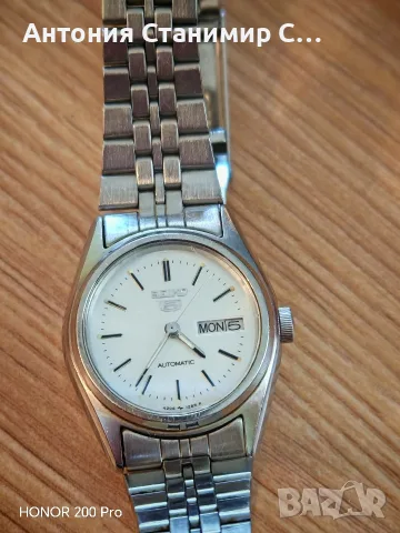 seiko 5 automatic дамски, снимка 5 - Дамски - 56543979