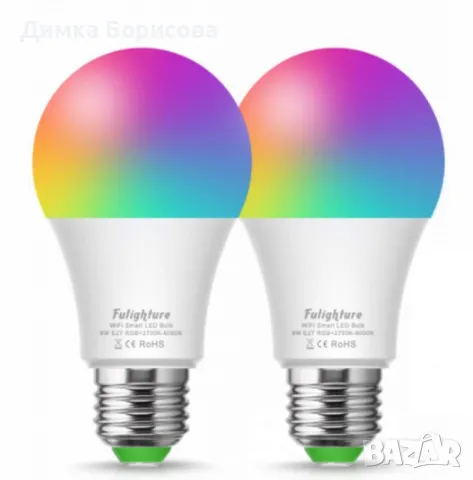 Интелигентна WiFi,smart , LED Крушка, с достъп за управление. Гаранция 12 Месеца , снимка 8 - Лед осветление - 48046755