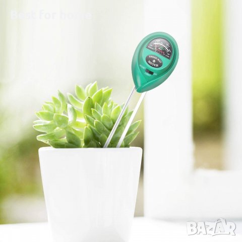 Устройство на контрол на почвата, осветеността и влагата в градината iPower 3-in-1 Soil Test, снимка 9 - Градинска техника - 37819850