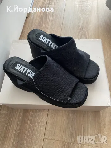 Чехли на платформа Sixty seven , снимка 2 - Чехли - 49006783