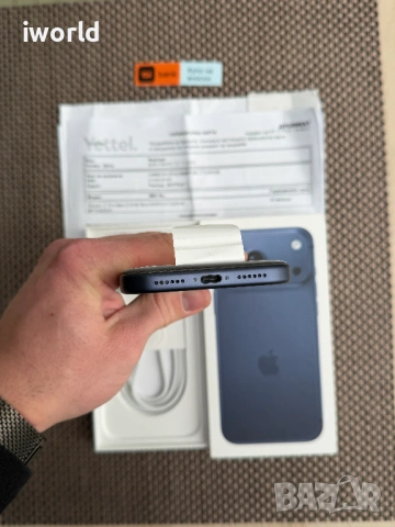 НОВ❗ 36М ГАР❗ 512gb❗️ phone 17Pro max ❗️Лизинг от 51€/мес❗️ deep blue син, снимка 9 - Apple iPhone - 53912408