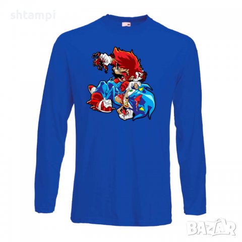 Мъжка тениска Mario Zombie VS Sonic Zombie Игра,Изненада,Подарък,Празник,Повод, снимка 8 - Тениски - 37238486