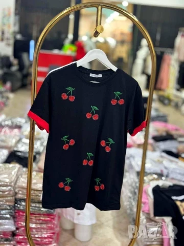 памучни дамски тениски , снимка 3 - Тениски - 50626751