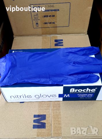 Сини нитрилни / нитрил, латекс / латексови и винилни еднократни ръкавици, снимка 3 - Медицински консумативи - 32113063