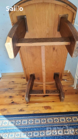 Дървена Холна Маса, снимка 4 - Маси - 52951741