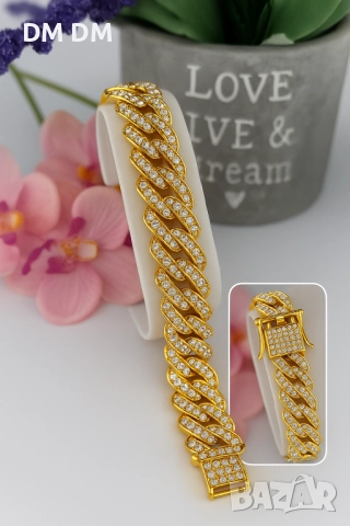 Луксозна гривна “Diamond Chain Thick”