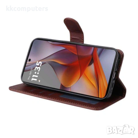Motorola Moto G75 5G Magnetic / Card Wallet Калъф и Протектор, снимка 9 - Калъфи, кейсове - 53151154