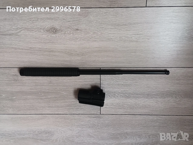 Метална телескопична палка с полимерен калъф пластмасов кобур, снимка 6 - Бойно оръжие - 54037226