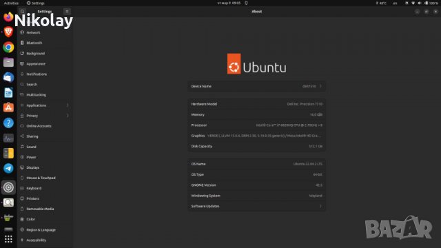 Dell Precision 7510 Workstation, снимка 3 - Лаптопи за работа - 39935781