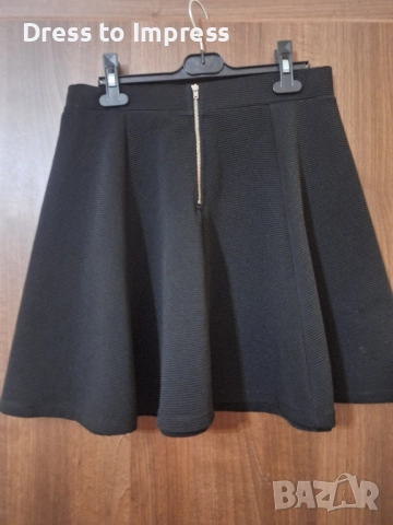 Нови черни поли H&М, М размер , снимка 6 - Поли - 43202159