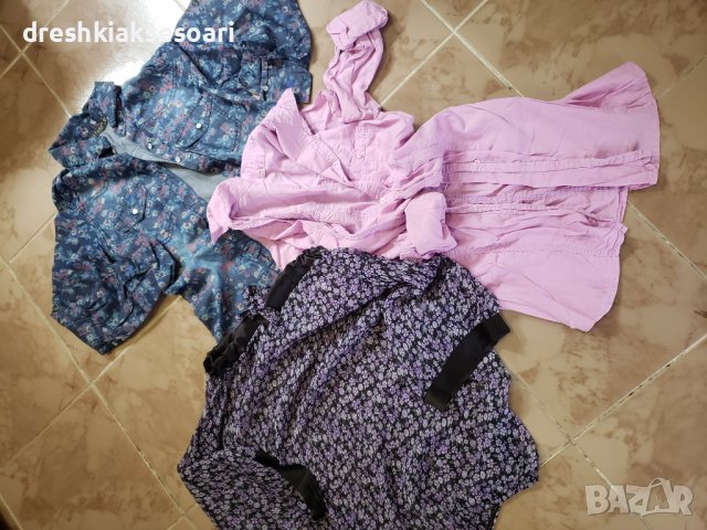 2 ризи и 1 блуза тип прилеп, снимка 1 - Ризи - 38735096