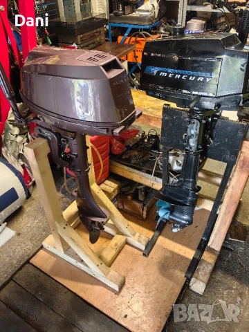 Извънбордов двигател Yamaha 5BS 2-тактов, снимка 4 - Воден транспорт - 49766518