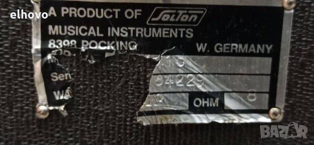Тонколона Solton B410, снимка 4 - Тонколони - 32048091