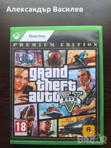 GTA 5 Premium edition (Xbox One, Xbox X) в отлично състояние с неизползван код