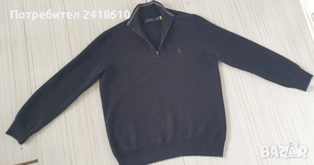 POLO Ralph Lauren Half Zip 3/4  Pima Cotton Knit Mens Size M НОВО! ОРИГИНАЛ! Мъжко Горнище !, снимка 3 - Пуловери - 53897136