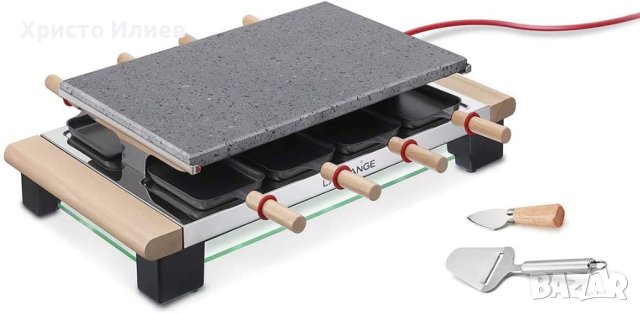 Раклет скара с каменна плоча Lagrange 1000W, снимка 6 - Скари - 42877339