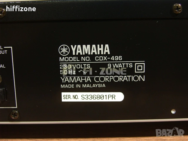 CD плеър    Yamaha cdx-496 /1 , снимка 8 - Ресийвъри, усилватели, смесителни пултове - 54165433