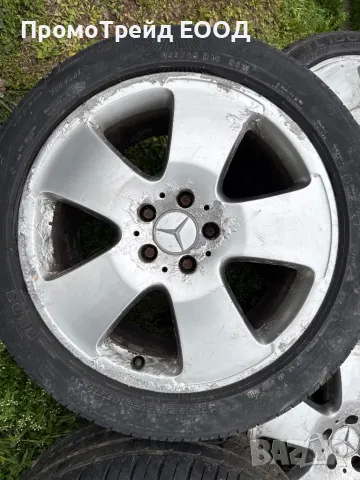 Джанти W221 Mercedes 18” ET43 8 1/2 Jx18H2 A2214012102 8J ЕТ43 5х112 оригинални Мерцедес S class, снимка 2 - Гуми и джанти - 49664049