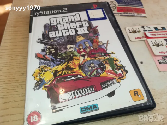 GRAND THEFT AUTO III PS2 GAME SONY 1501251720, снимка 9 - Игри за PlayStation - 48692961
