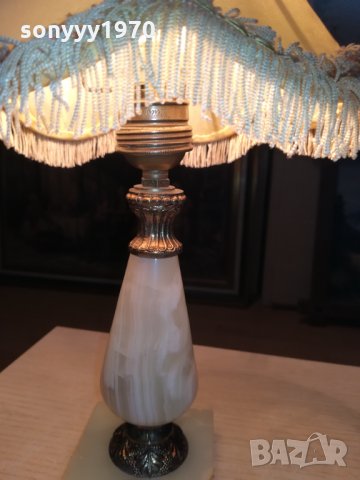 мраморна лампа 35х20см внос франция 1502212107, снимка 17 - Колекции - 31828499