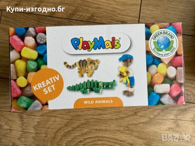Детски креативен комплект - Playmais диви животни , Германия , снимка 3 - Рисуване и оцветяване - 39669384